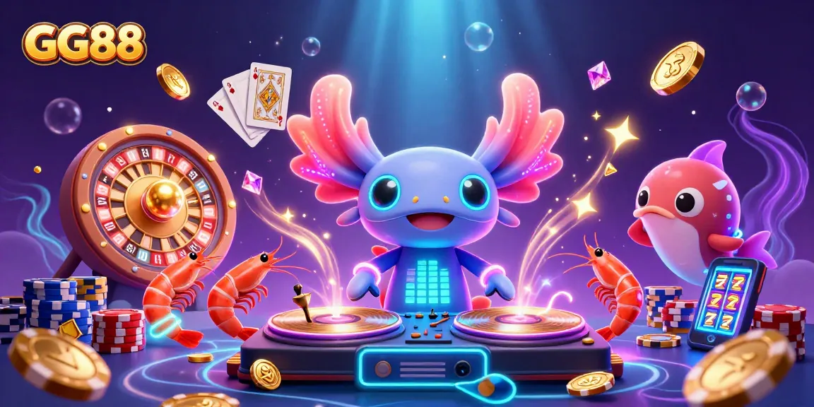 Experience thrilling gaming action at GG88 with a vibrant underwater casino scene.