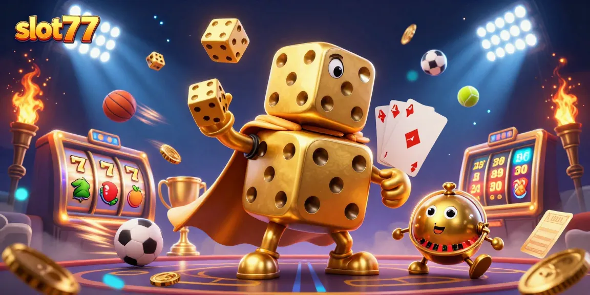 Engage with slot777 as the golden dice golem and friends fill the scene with energy.