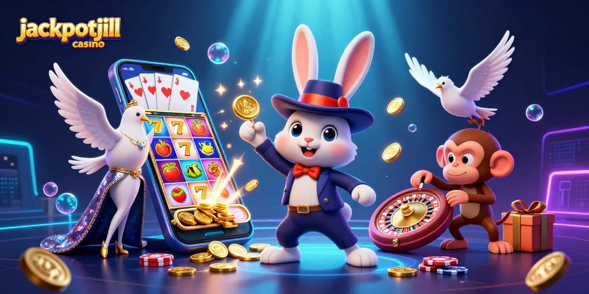 Experience the excitement of jackpotjill casino with magical characters and vibrant slot games.